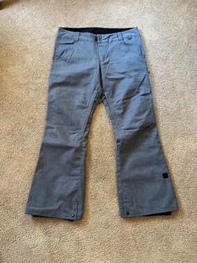 Ride Snowboard Company Women's Snowboard Pants - Heather Grey Size L
